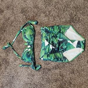 Two piece bathing suit